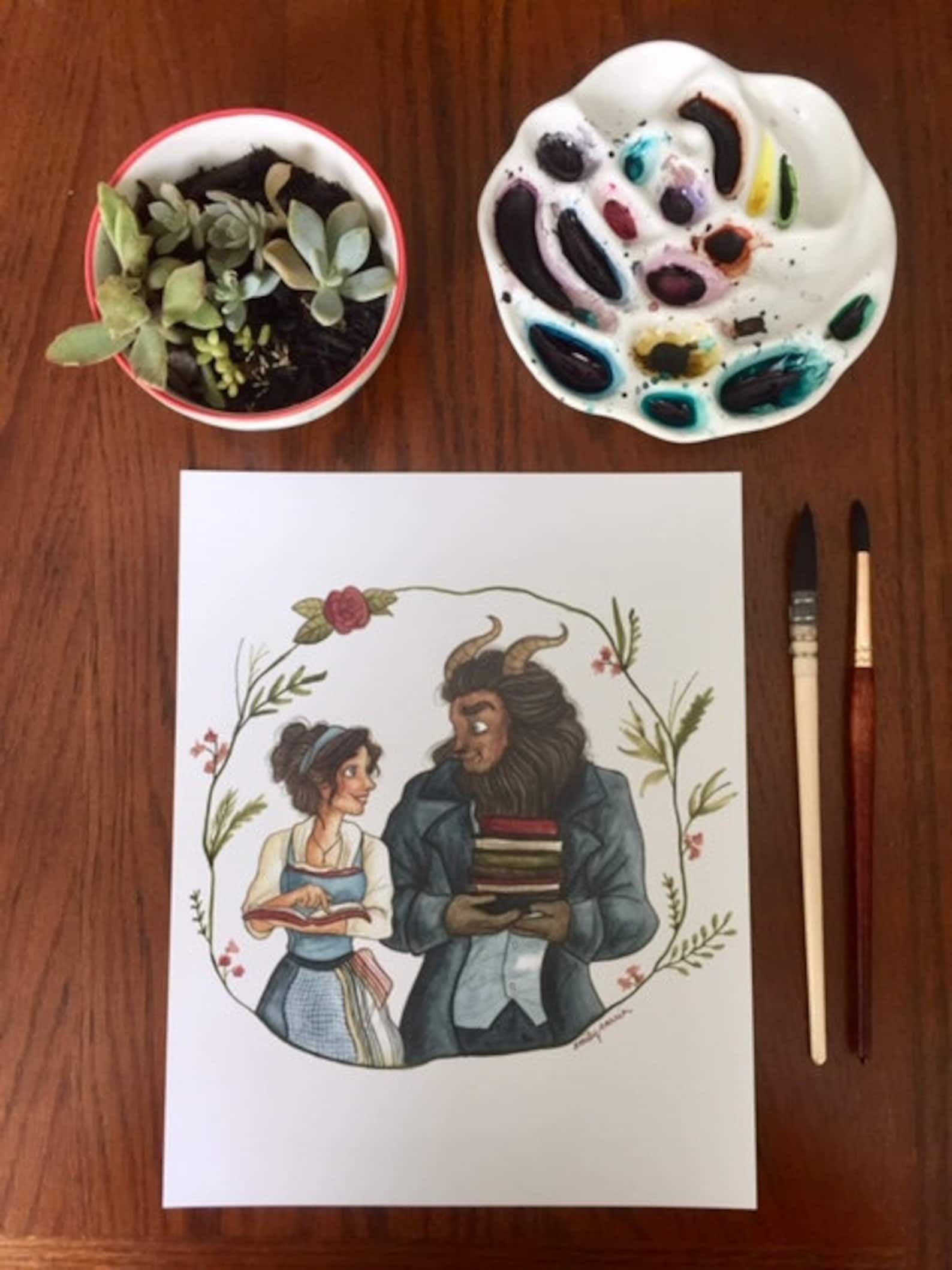 Beauty and the Beast - Etsy