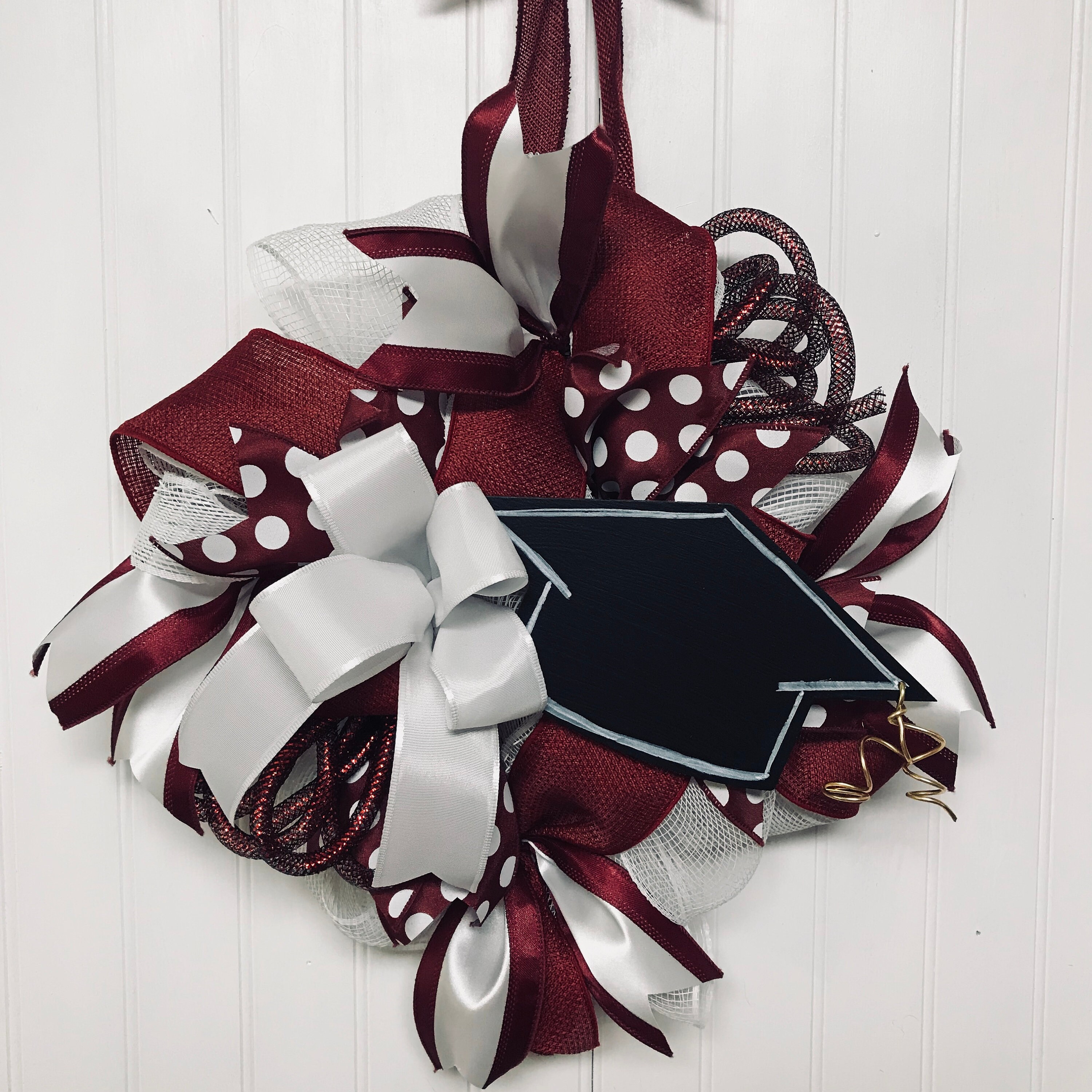 Graduation Party Decor Custom Graduation Decoration Maroon | Etsy