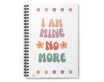 I Am Mine No More Christian Journal,  Prayer Journal,  Quiet Time Journal, Bible Journaling Notebook, Gratitude Journal,Spiral Bound Journal