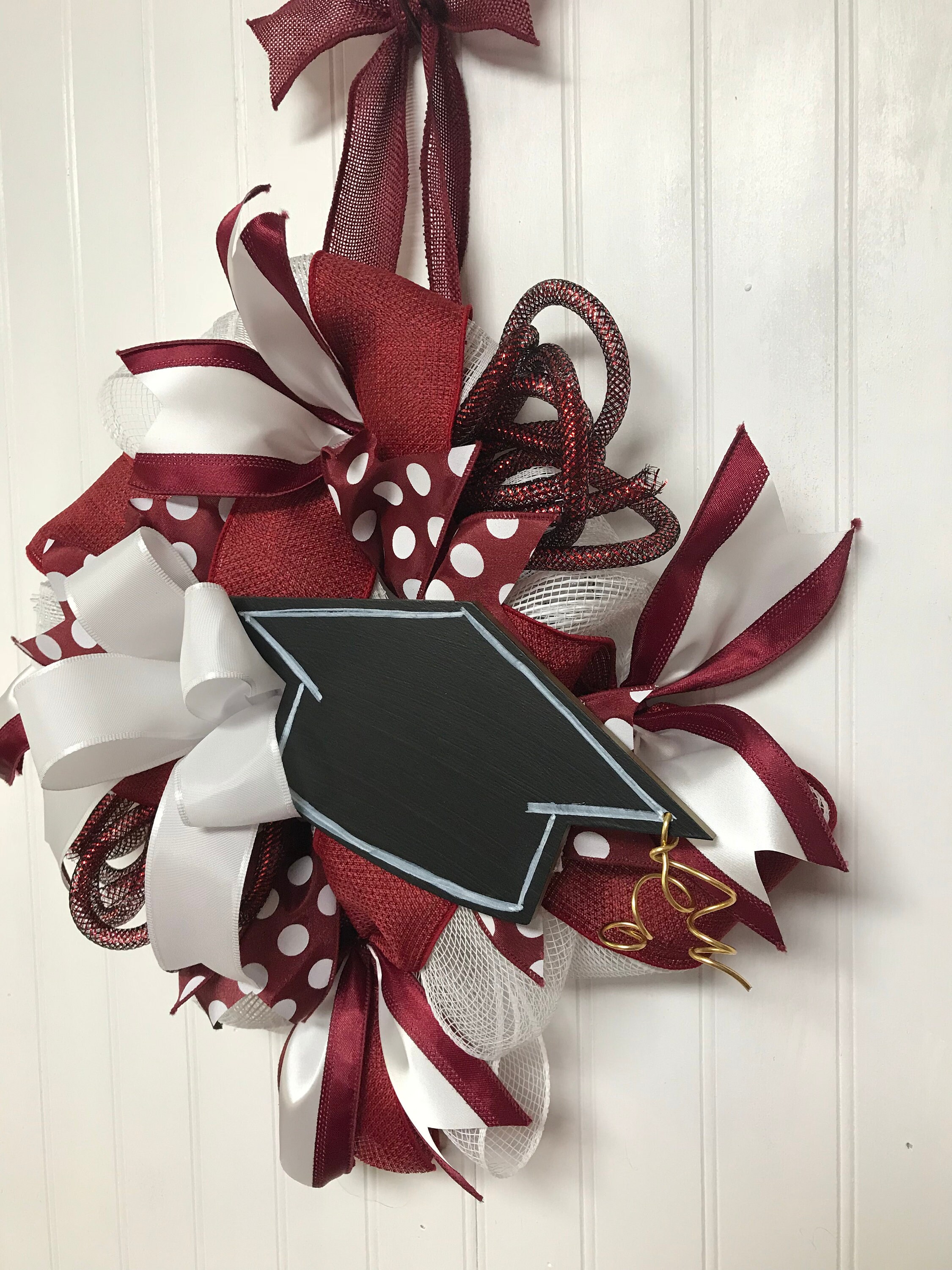 Graduation Party Decor Custom Graduation Decoration Maroon | Etsy