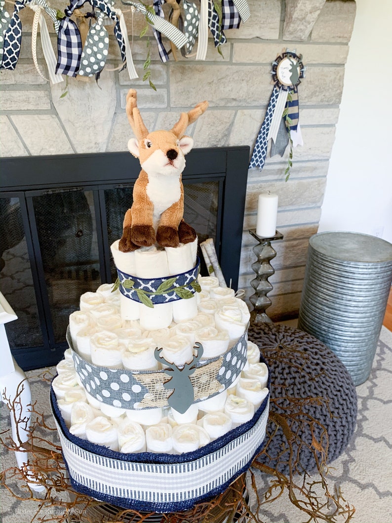 Woodland Diaper Cake Ideas