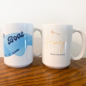 Honey From the Rock Mug, Christian Coffee Cup, Bible Verse Mug, Inspirational Faith Gift, Mom Gift, Grandma Gift, Religious Latte Cup image 7