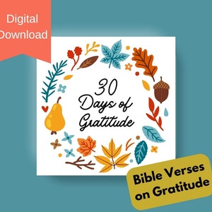 Dankbarkeit druckbare Bibel Vers Karten für Herbst, Danksagung Bibel Vers druckbare Karten Herbst Thema, 30 Tage Dankbarkeit Karten herunterladen