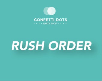 Rush Order | Add-On for Custom Cupcake Toppers