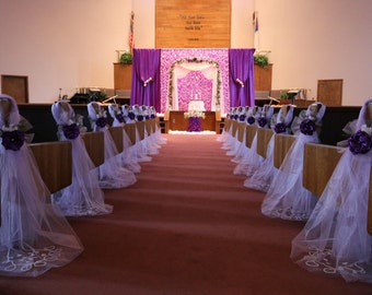 Bow for A Room Decor Bow for the Flowers Church Decor with Bow Wedding Bow Gift Bow Wreath Bow Lavender Bow Wired Decorative Bow