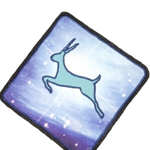 Space navy antelope patch