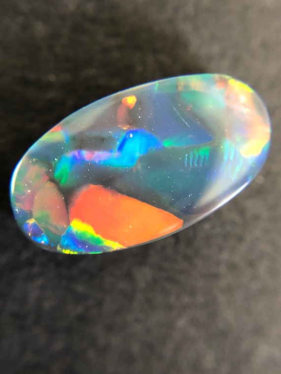 Uitstralen Leed dek Australian Black Opal 1.03 Carat Loose Gemstone Buy Loose or - Etsy