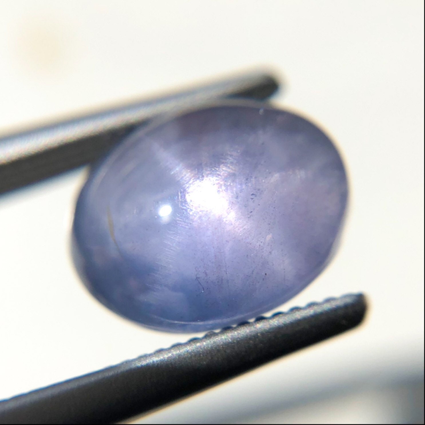 Blue Star Sapphire oval cut cabochon 2.95 carats Buy loose | Etsy