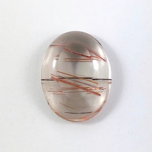 Rutilated Quartz oval cut cabochon 27.01 carats Buy loose or make your own jewelry order image 9