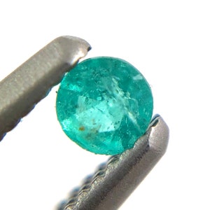 Paraiba tourmaline melee 0.05 carats 2.41x1.43mm round cut loose gemstone Buy loose or customise image 6