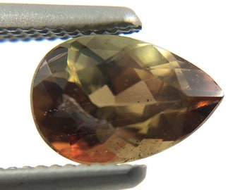 Hard to find Rare Andalusite pear cut 0.85 carats loose gemstone - Buy loose or customise