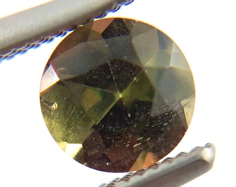 Hard to find Rare Andalusite round cut 0.60 carats loose gemstone - Buy loose or customise