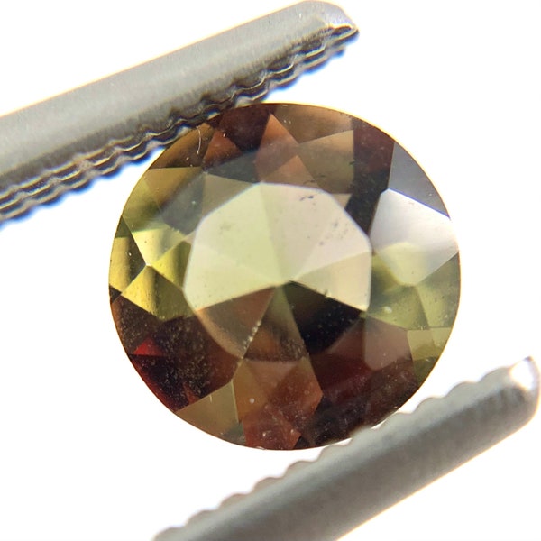 Hard to find Rare Andalusite round cut 0.48 carats loose gemstone - Buy loose or customise