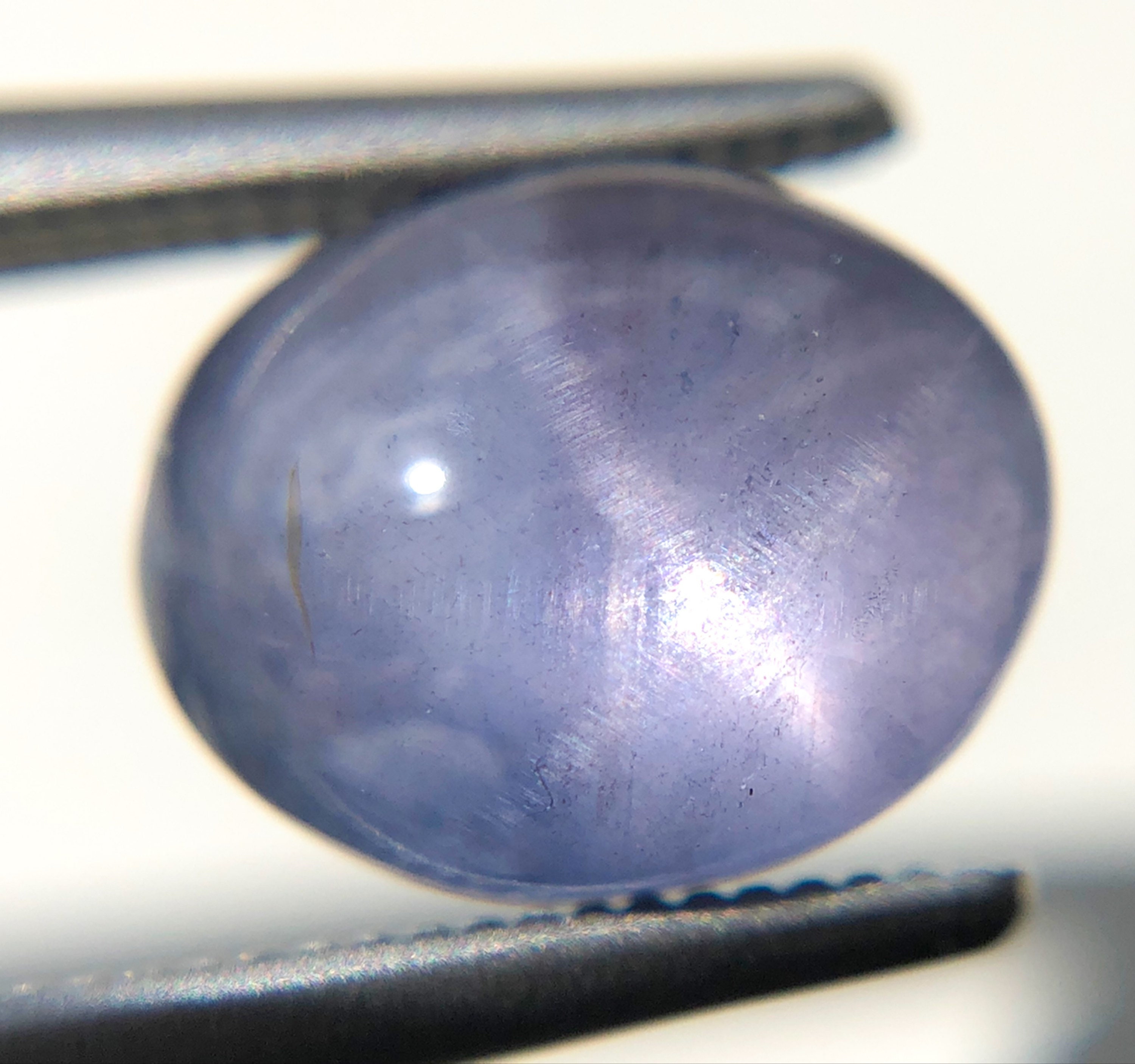 Blue Star Sapphire oval cut cabochon 2.95 carats Buy loose | Etsy