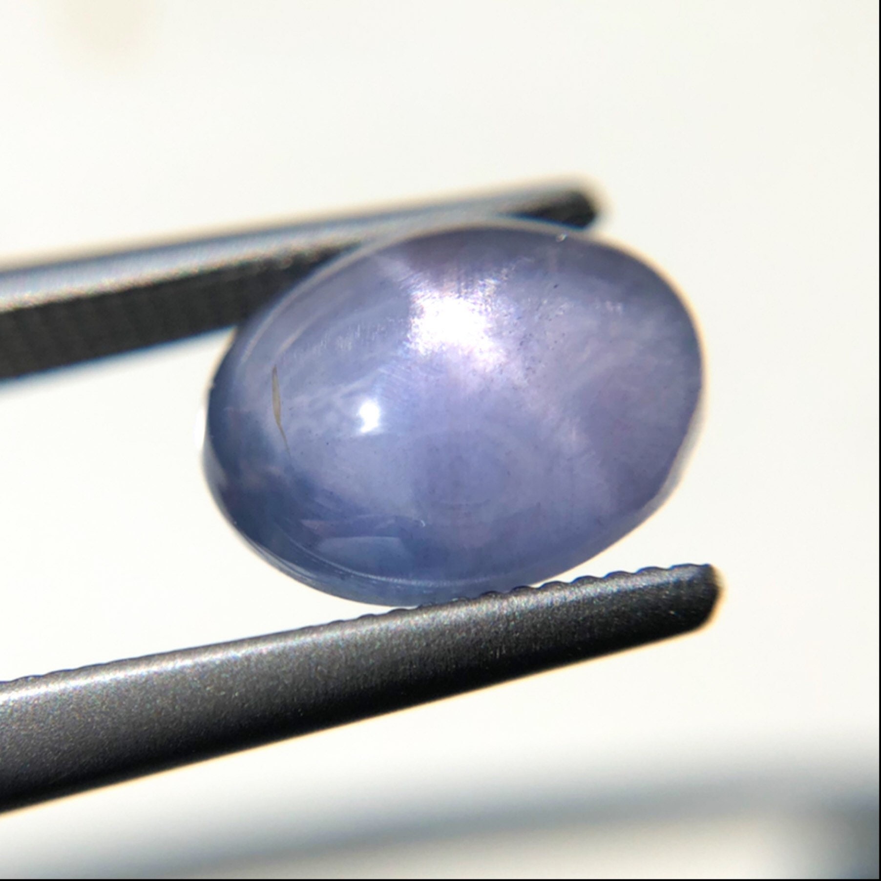 Blue Star Sapphire oval cut cabochon 2.95 carats Buy loose | Etsy