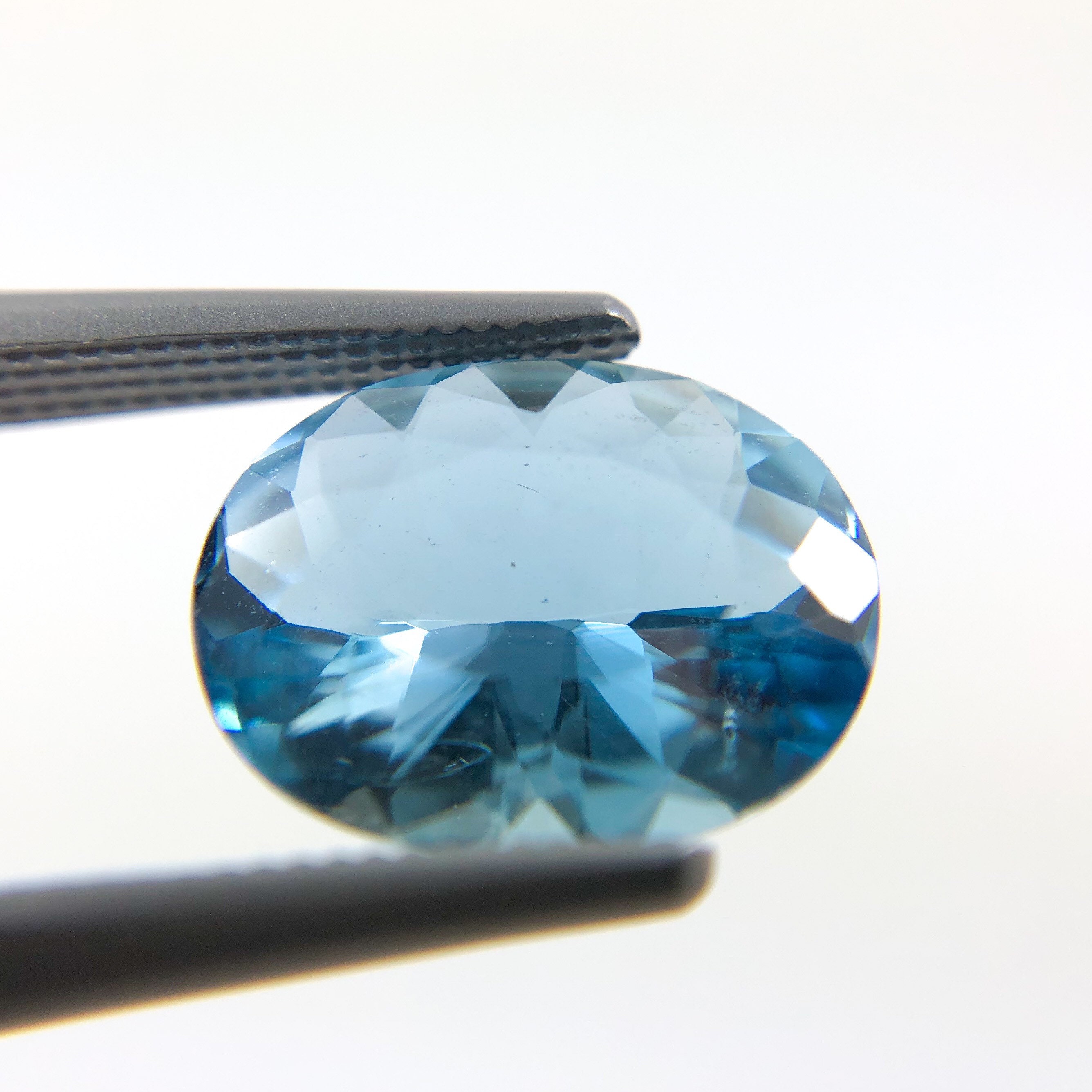 Aquamarine Oval Brilliant Cut 2.07 Carats Loose Gemstone Buy - Etsy UK