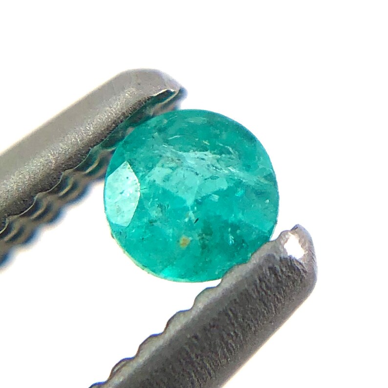 Paraiba tourmaline melee 0.05 carats 2.41x1.43mm round cut loose gemstone Buy loose or customise image 9