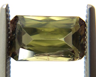 Hard to find Rare Andalusite rectangle cut 1.11 carats loose gemstone - Buy loose or customise