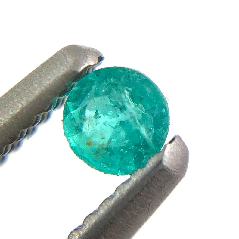 Paraiba tourmaline melee 0.05 carats 2.41x1.43mm round cut loose gemstone Buy loose or customise image 2