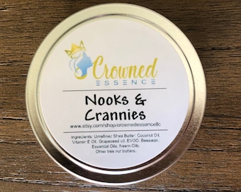 Nooks and Crannies Salve- Elbows, Feet, Knees, Tough Spots 2oz