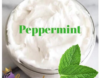 Hair and Body Butter : Peppermint ( Shea Butter )