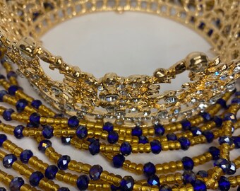 Queen Cobalt Waist Beads