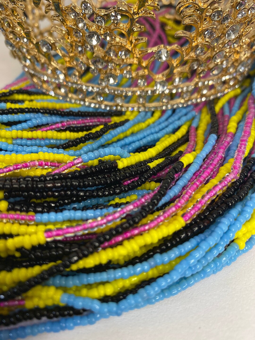 Vibrant Tings African Waist Beads Yoruba Ghana Traditional Beads Etsy