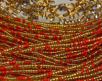 Queen Big Red Waist Beads