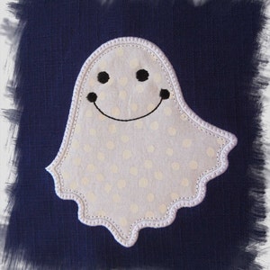 Halloween Ghost Applique Machine Embroidery Design image 4