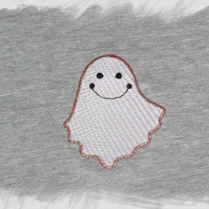 Halloween Ghost Mylar Machine Embroidery Design For 4x4 Hoops image 2