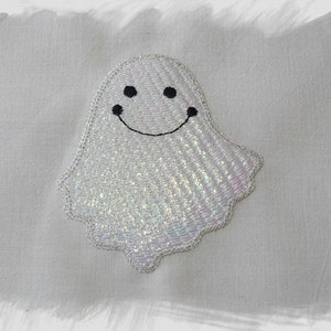 Halloween Ghost Mylar Machine Embroidery Design For 4x4 Hoops image 1