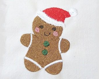 Christmas Gingerbread Machine Embroidery Design