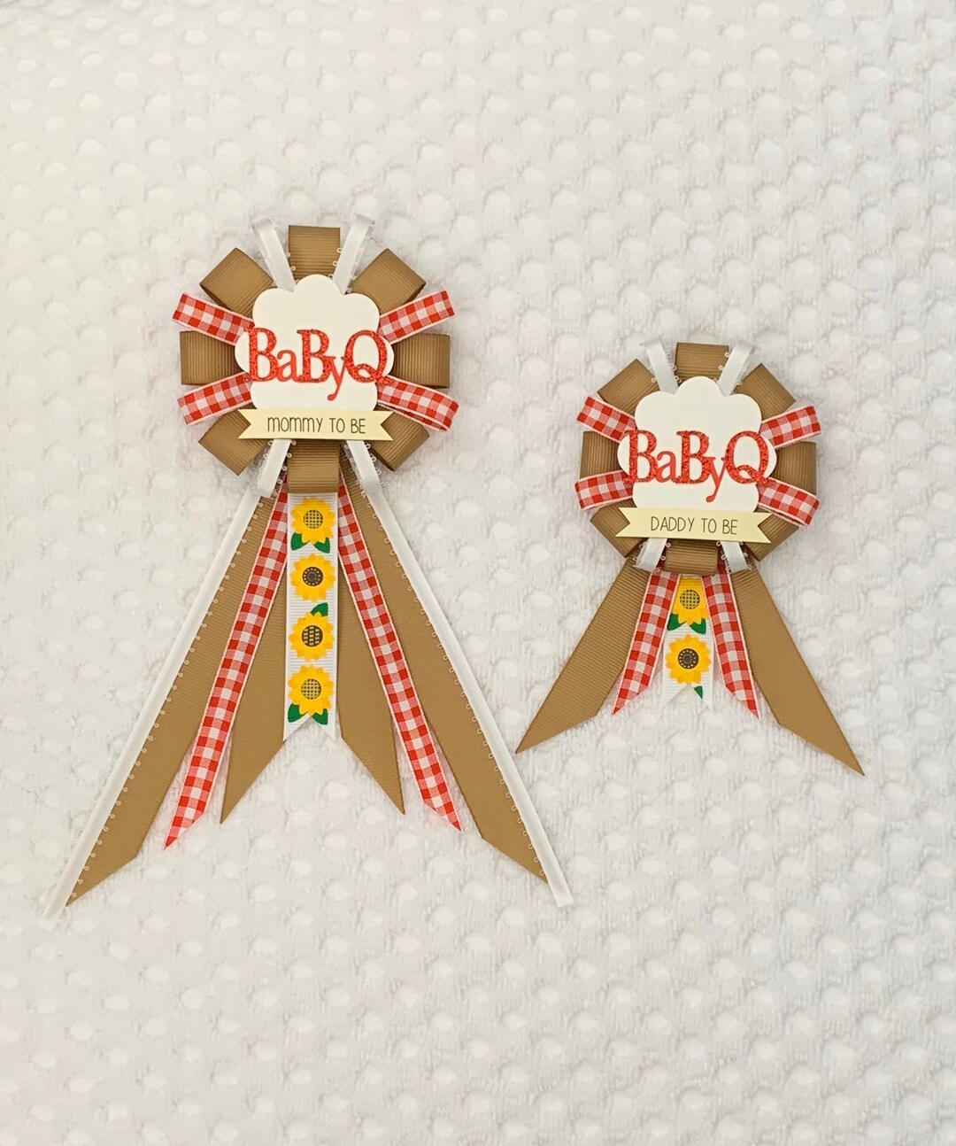 Mommy to Be Ribbon Corsage for Baby Shower PLUS Mini Corsage Add Ons ...