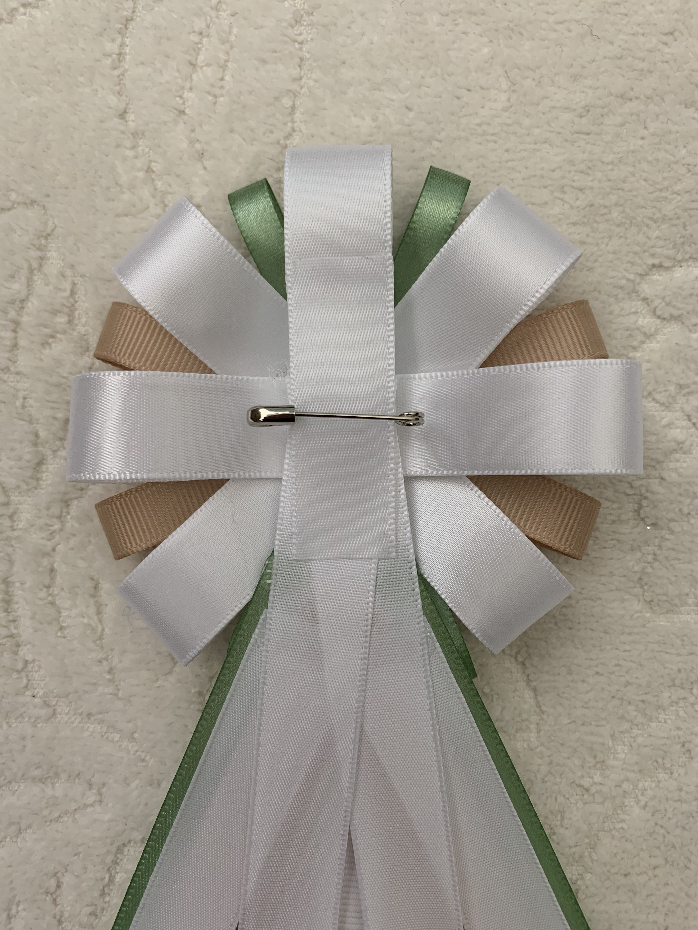 Family Ribbon Corsages for Baby Shower - Gender Neutral - Woodland ...