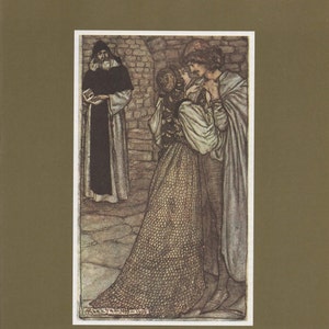 Shakespeare illustrations by Arthur Rackham original vintage 1972 print Romeo & Juliet, Midsummer night's dream  choice of 5 prints
