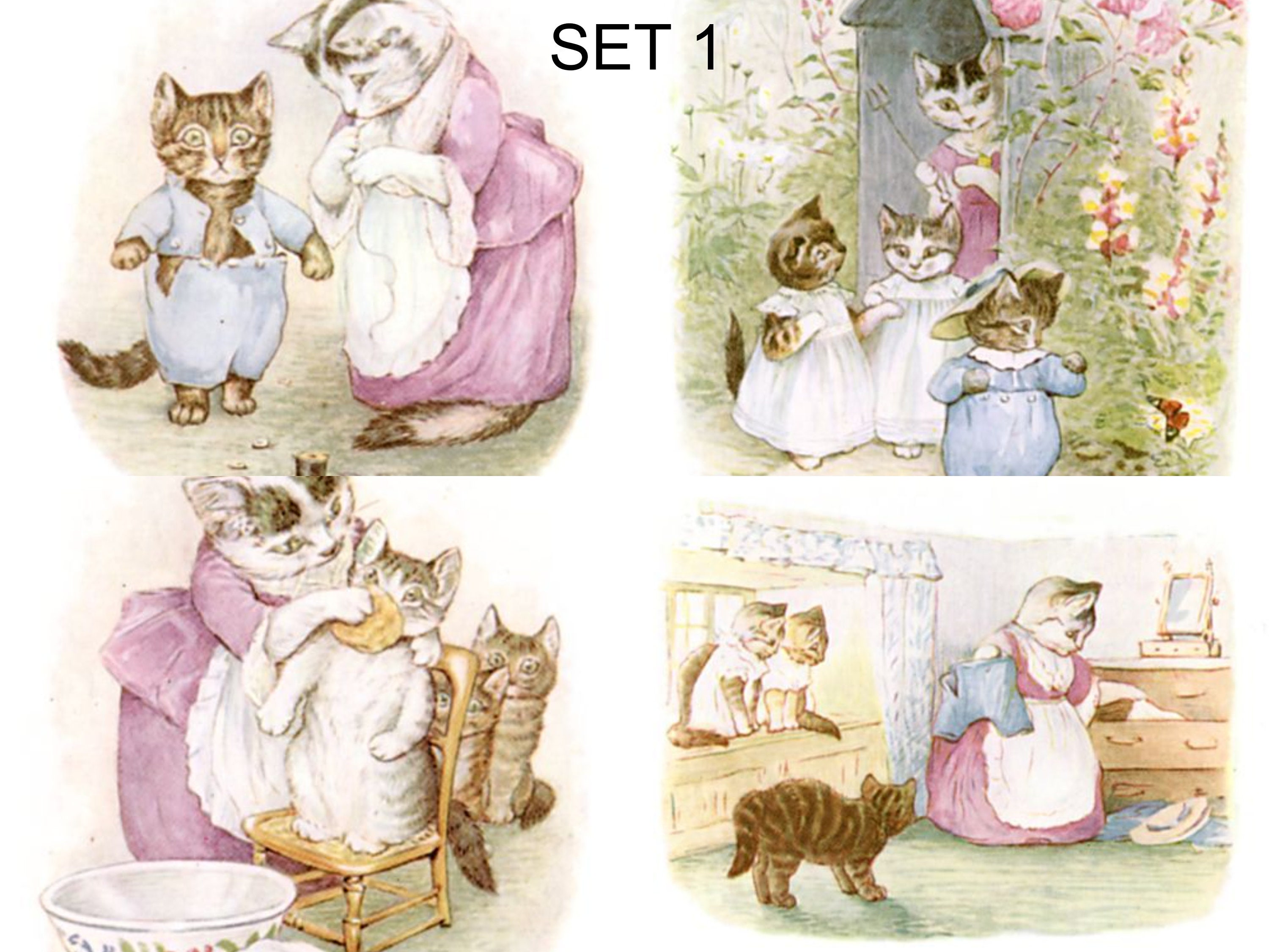 La historia de Beatrix Potter Tom Kitten Ilustración de p 29