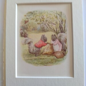 The Tale of Timmy Tiptoes original Vintage Druck aus den 1920er Jahren - von Beatrix Potter wunderschöne nostalgische Kunstwerke