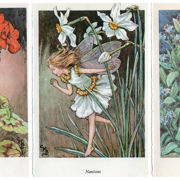Cicely Mary Barker’s Flower Fairies estamp vintage original des années 50/60 Choisissez parmi 24 magnifiques fées de jardin