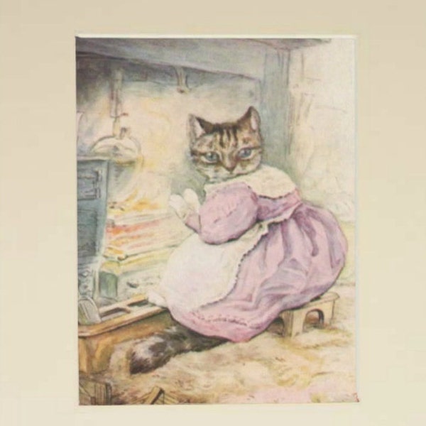 The Pie & The Patty Pan original Vintage print  from 1930's-  by Beatrix Potter  choice of 10 prints Tabitha Twitchett