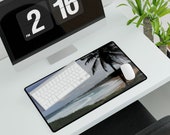 Travel Lover, Puerto Rico Beach Image, Desk Mats for Computer, Office Space, and More