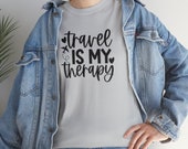 Travel is My Therapy T-Shirt