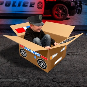 Coche de policía PDF Imprimir