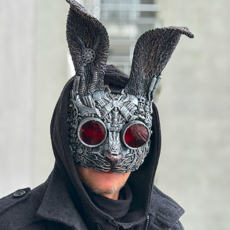 Bunny Mask - Etsy