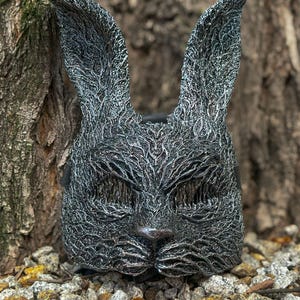 Dark Bunny Mask | Rabbit Mask /horror styles