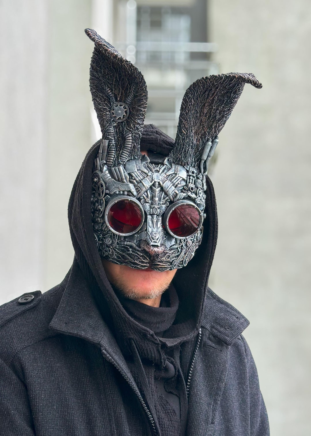 Steampunk Bunny Mask Rabbit Mask - Etsy