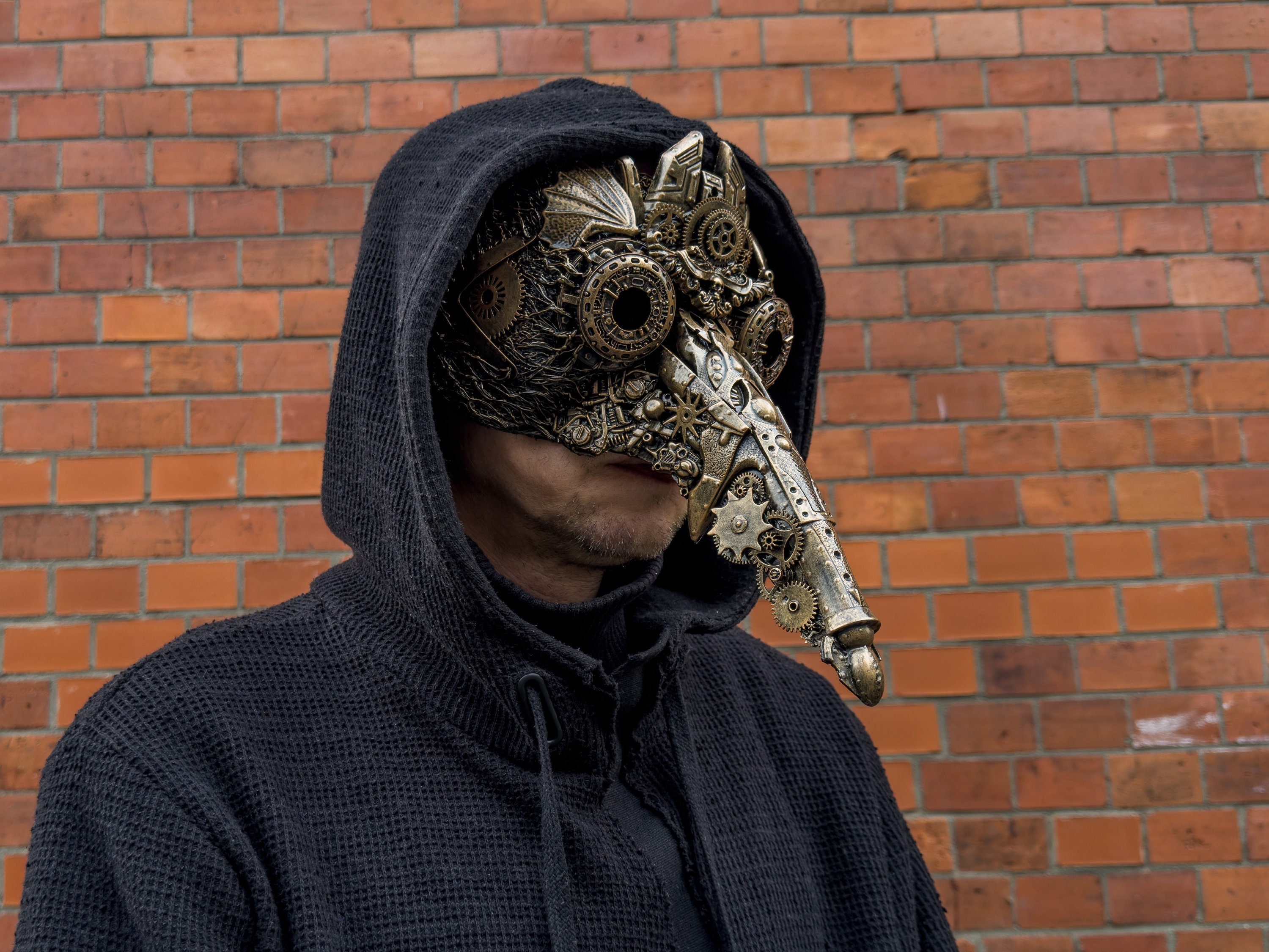Plague Doctor Steampunk Techno Apocalypse Masquerade - Etsy