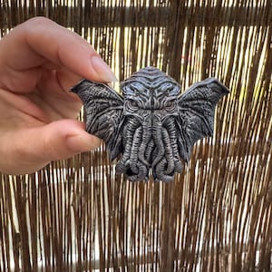 Cthulhu brooch pin Kraken