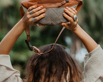 Gelbe Gürteltasche, Umhängetasche, Festival-Gürteltasche, minimale Bauchtasche, Tribal-Handtasche, Damen-Umhängetasche, Hüftgurttaschen, Damentasche