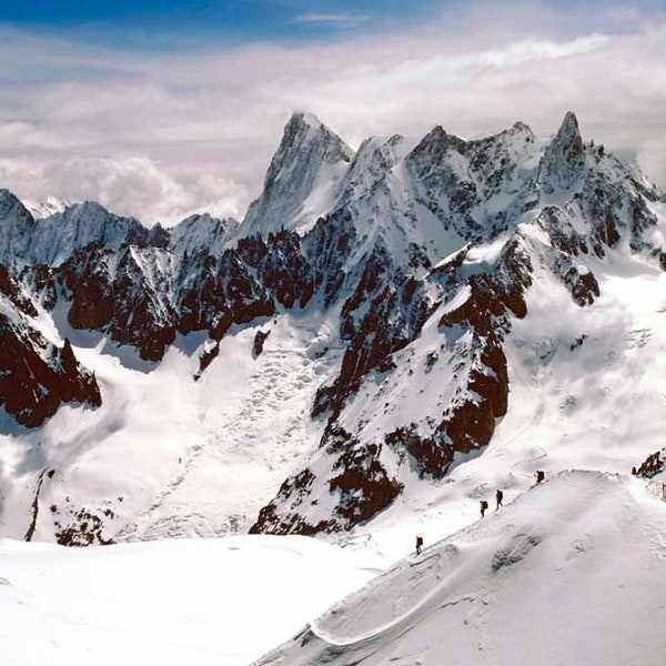 Chamonix Aiguille du Midi Mont Blanc Massif French Alps France Photograph Picture