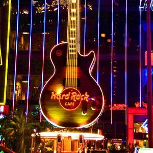 Hard Rock Cafe Gitarre Las Vegas Nevada Vereinigte Staaten Von Etsy